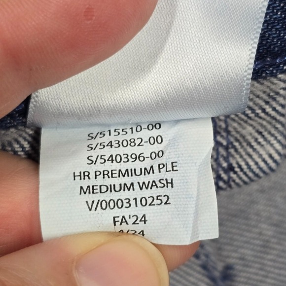 Banana Republic Jeans Womens 31 Blue High Rise Wide Leg Pleated Denim NWT - Picture 8 of 15